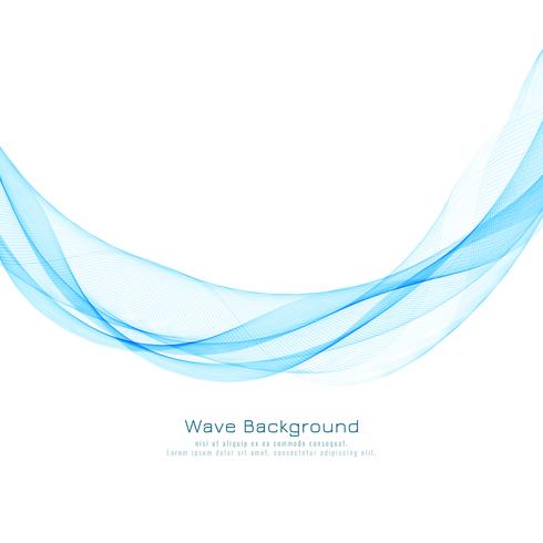 Abstract wave background vector