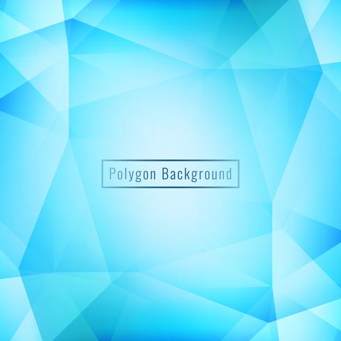 Abstract blue polygonal background vector