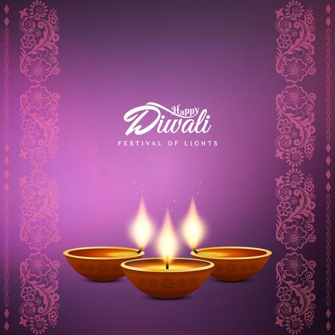 Abstract beautiful Happy Diwali festival background vector