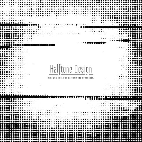 Abstract modern halftone design background vector