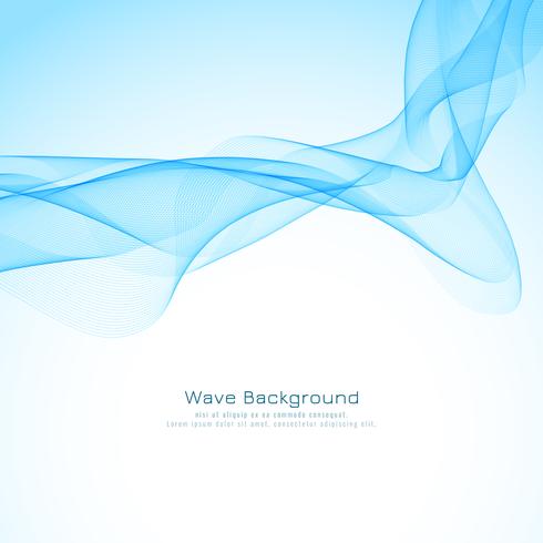 Abstract wave background vector