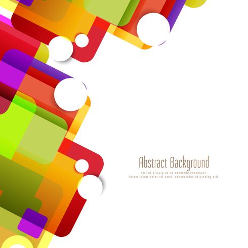 Abstract colorful geometric shape background vector