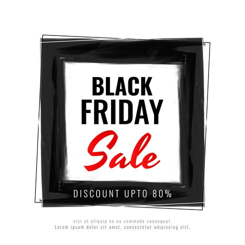 Abstract black friday sale background vector