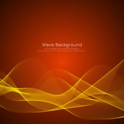 Abstract wave background vector