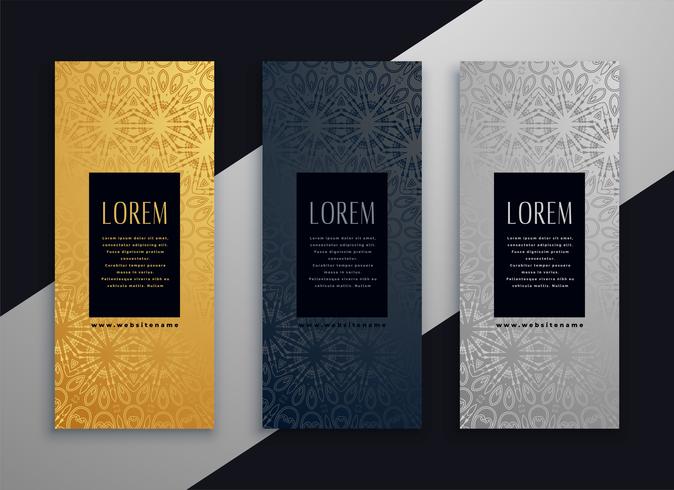 luxury vertical beautiful banner design download free