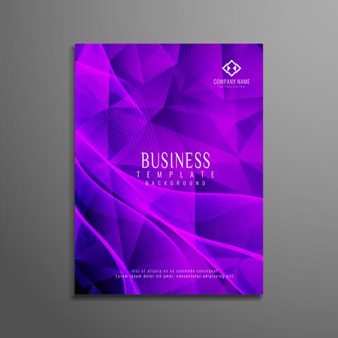 Abstract geometric business brochure template  vector