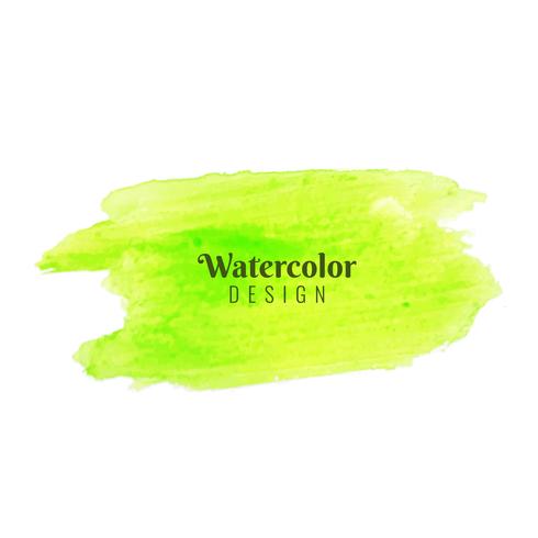 Abstract watercolor stroke design background vector