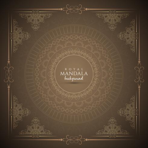 Abstract luxury mandala background vector