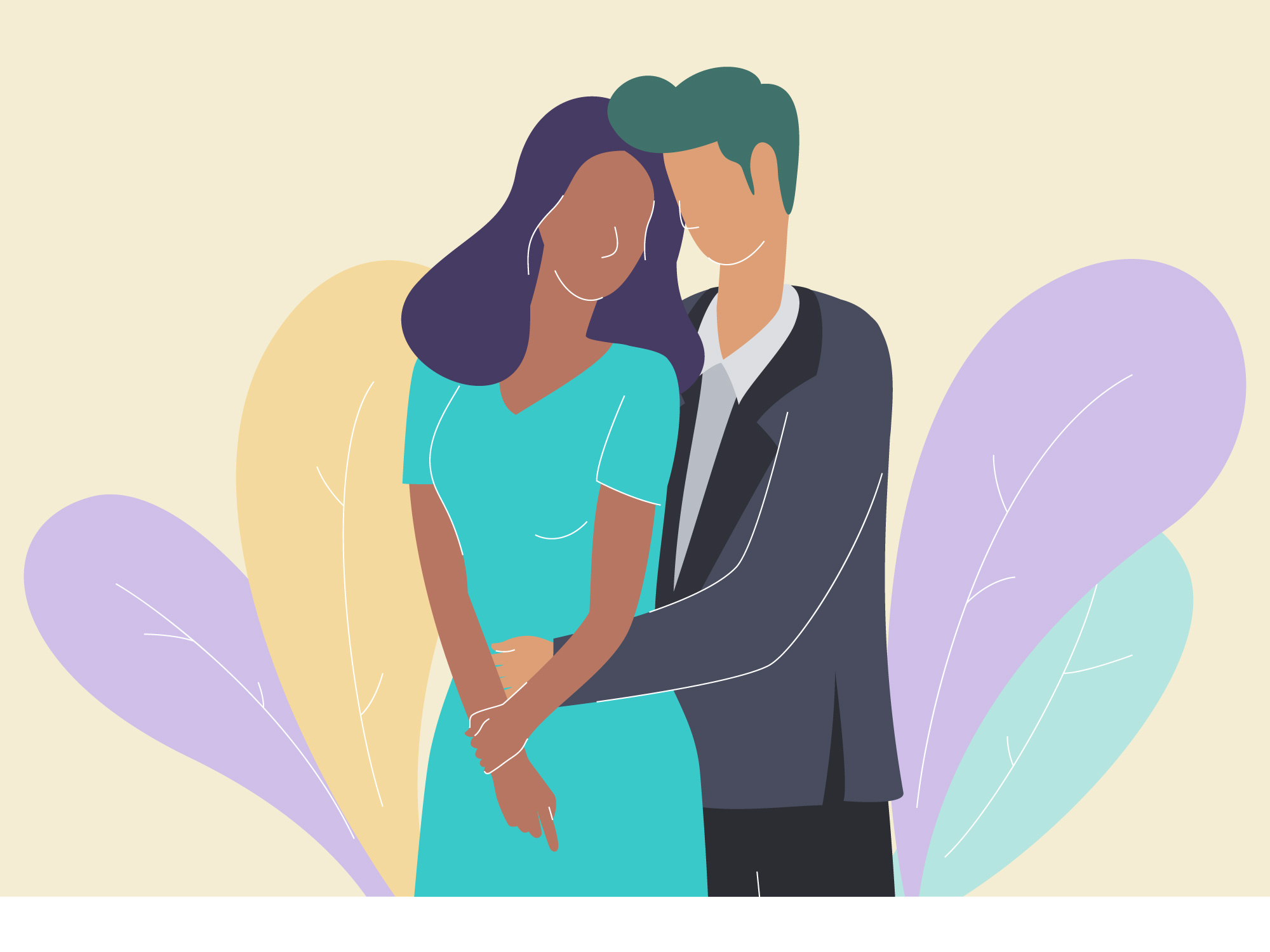 Romantic Couple In Formalwear Vectors 255864 Vector Art At Vecteezy