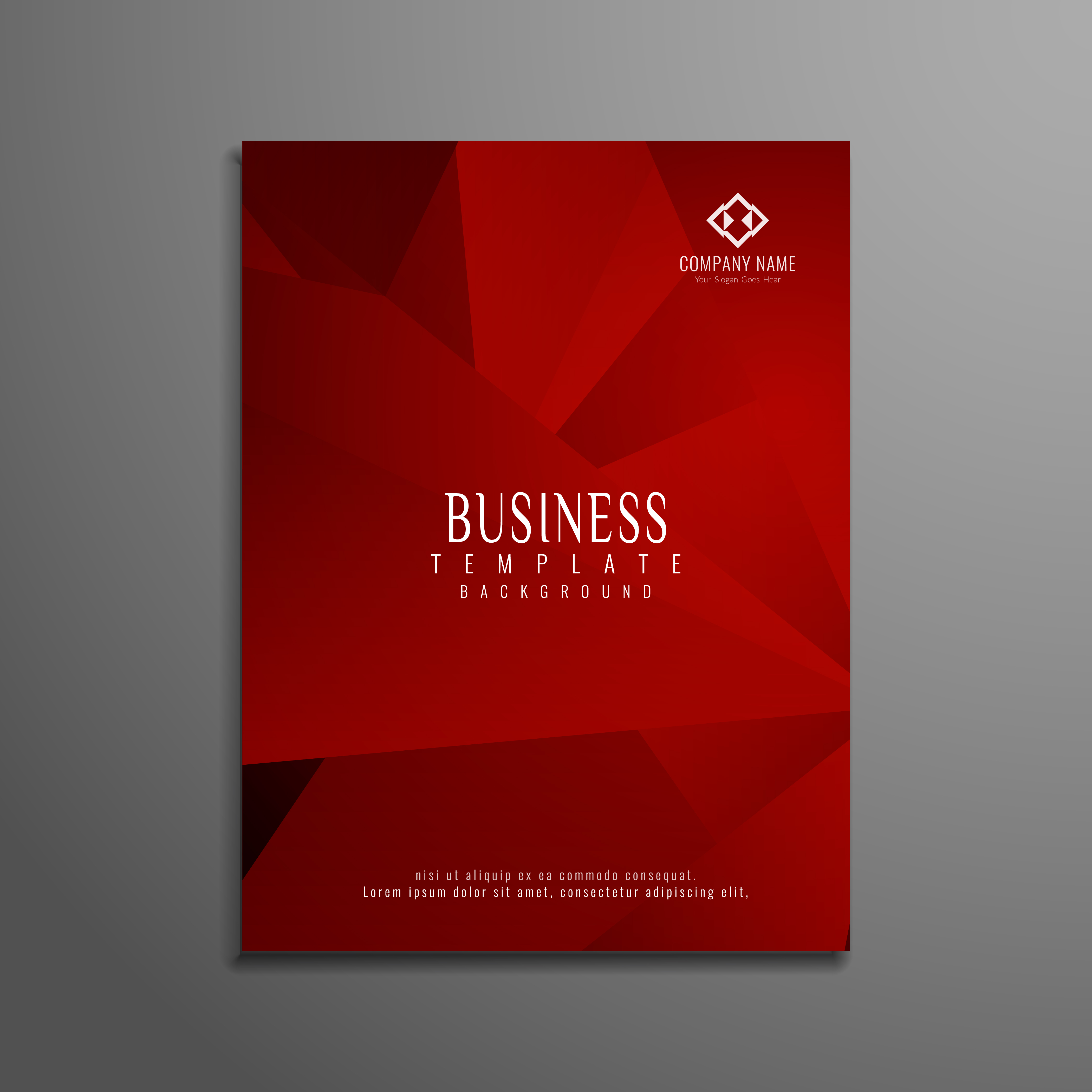 Abstract red business brochure template 255867 Vector Art at Vecteezy Abstract red business brochure template 255867 Vector Art at Vecteezy