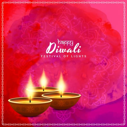 Abstract Happy Diwali vector background