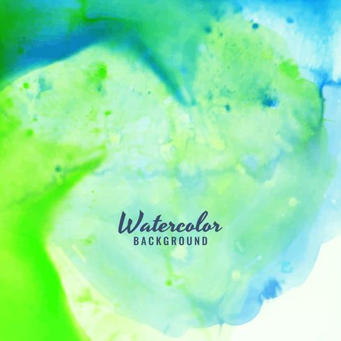 Abstract colorful watercolor background design vector