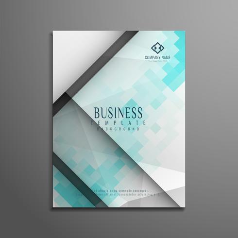 Abstract stylish polygonal business brochure template vector