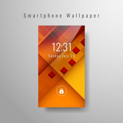 Abstract stylish smartphone wallpaper template vector