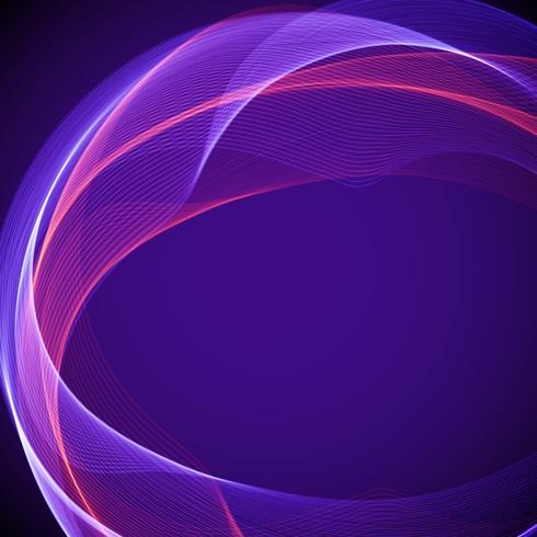 Abstract wave style design background vector