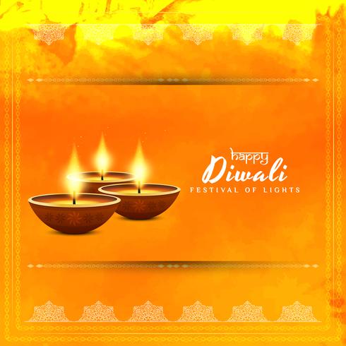 Abstract Happy Diwali vector background