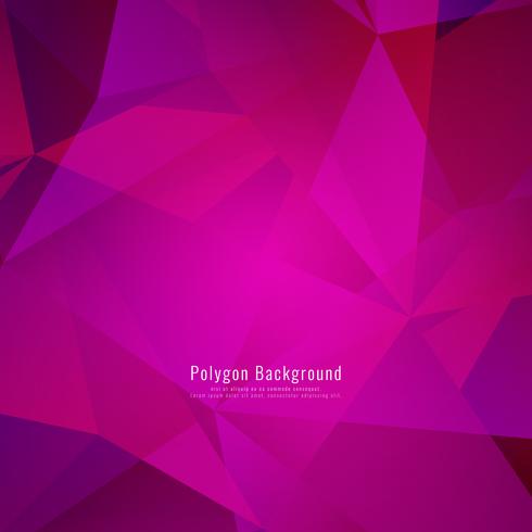 Abstract stylish polygonal purple background vector