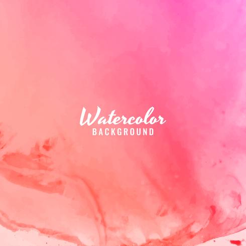 Abstract colorful watercolor background design vector
