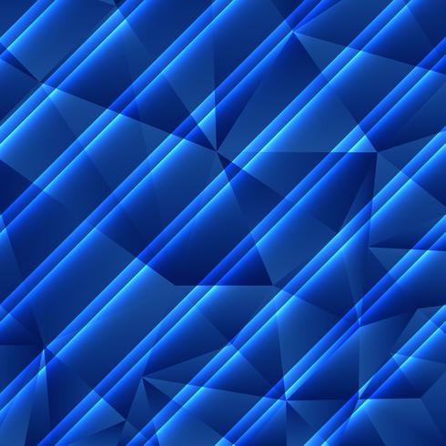 Abstract blue geometric background vector