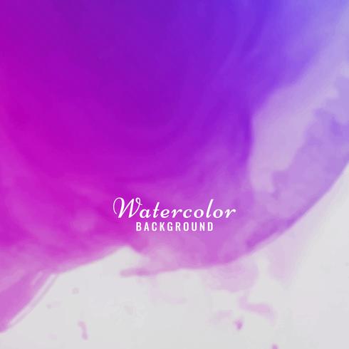 Abstract colorful watercolor background vector