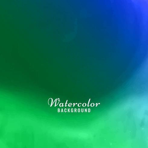 Abstract colorful watercolor background vector