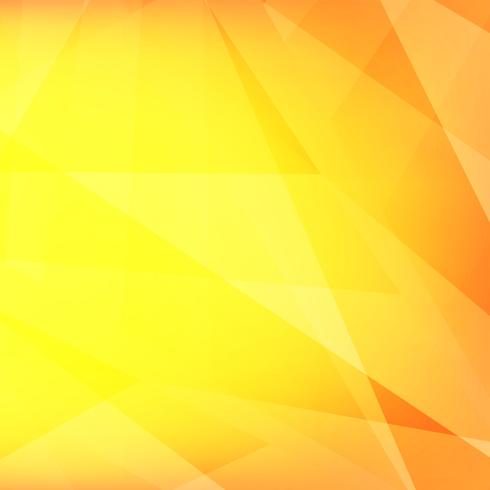 Abstract modern bright yellow polygonal geometric background vector