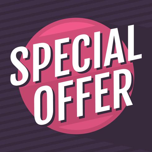 Special Offer vector