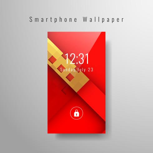 Abstract stylish smartphone wallpaper template vector