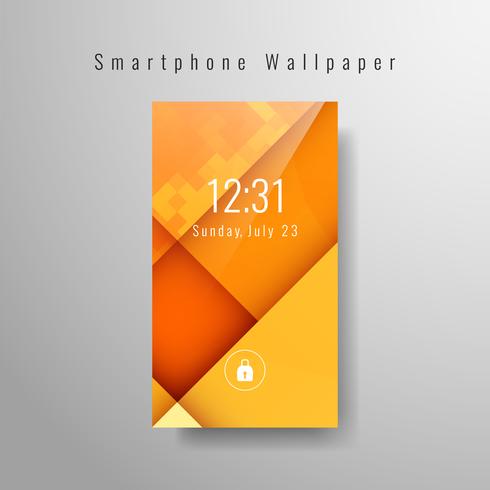 Abstract stylish smartphone wallpaper template vector