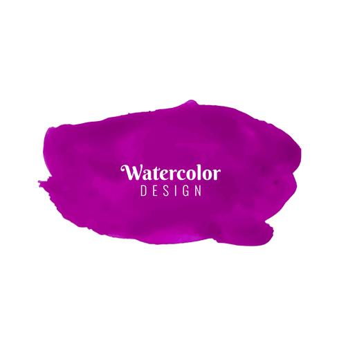 Abstract watercolor stroke design background vector