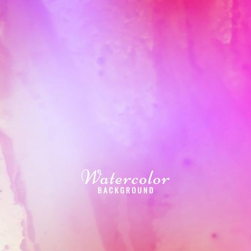 Abstract colorful watercolor background vector