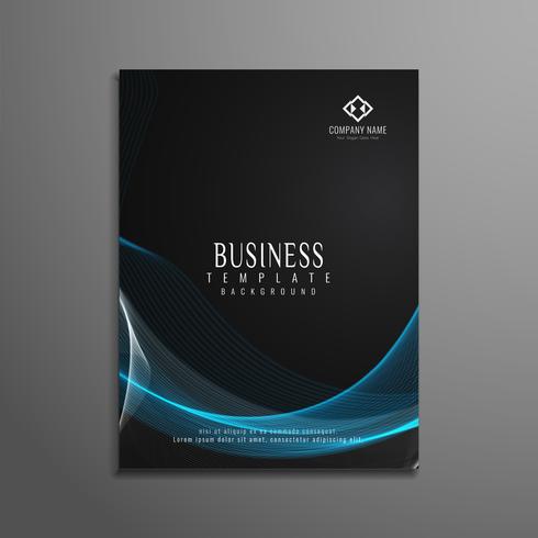 Abstract Elegant Wavy Business Flyer Template Download Free Vectors Clipart Graphics Vector Art