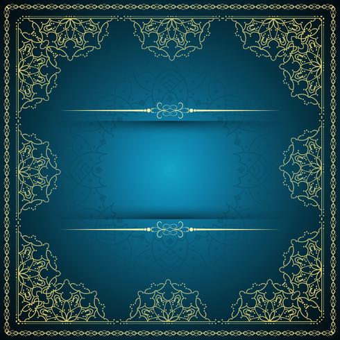 Abstract stylish mandala background vector