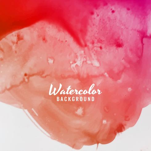 Abstract colorful watercolor background design vector