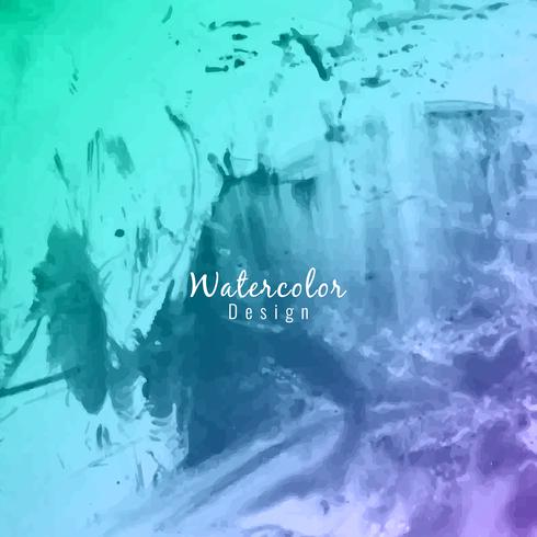 Abstract colorful watercolor background vector