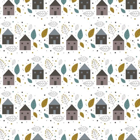 Seamless Fall Vector Pattern