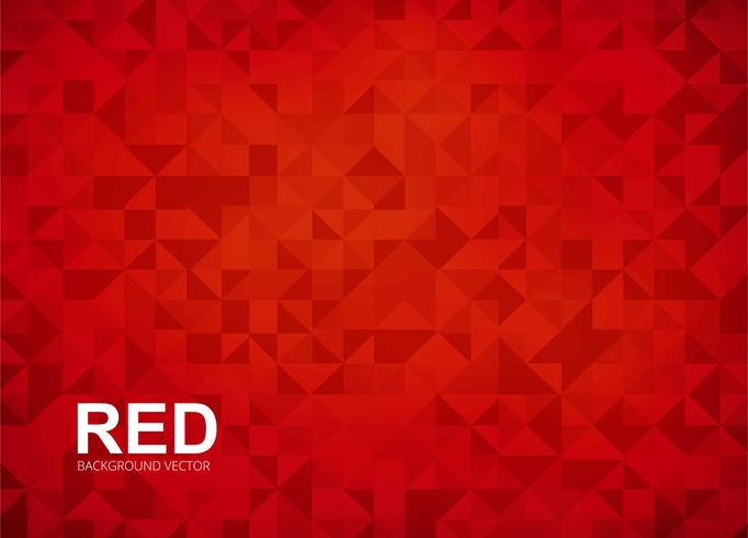 Abstarct red polygon background vector