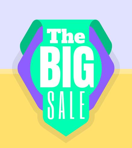 The Big Sale vector