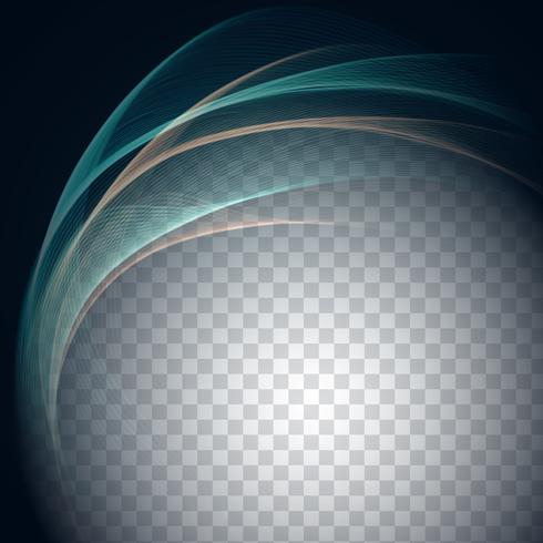 Abstract wave style design background vector