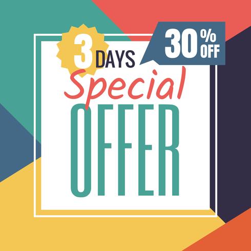 Special Offer vector