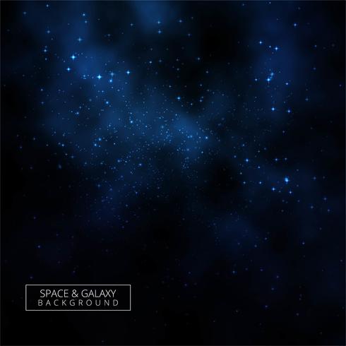 Abstract shiny dark galaxy background vector