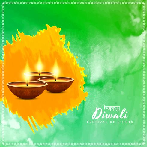 Abstract Happy Diwali vector background design