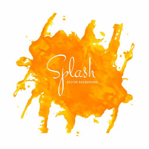 Modern bright watercolor spalsh design vector