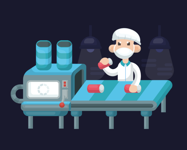 Factory Worker Vector