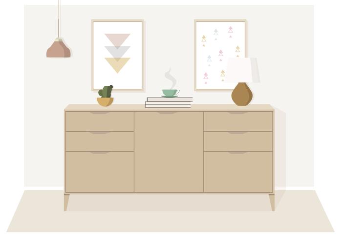 Vector Modern Interior Illustration