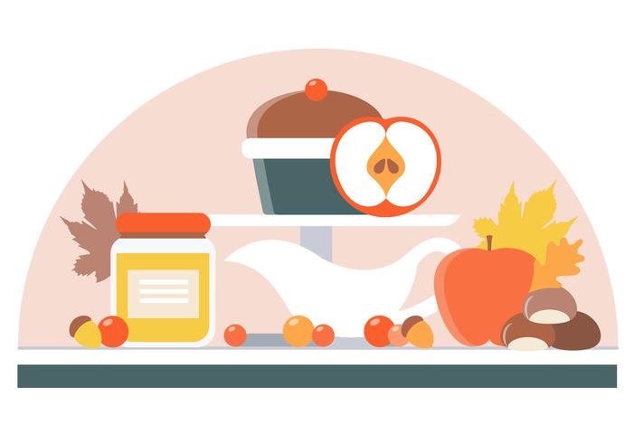 Vector Autumn Elements and Illustration
