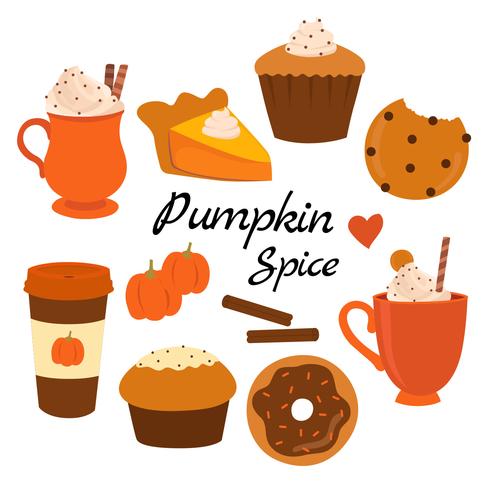 Pumpkin Spice Vector Illustration
