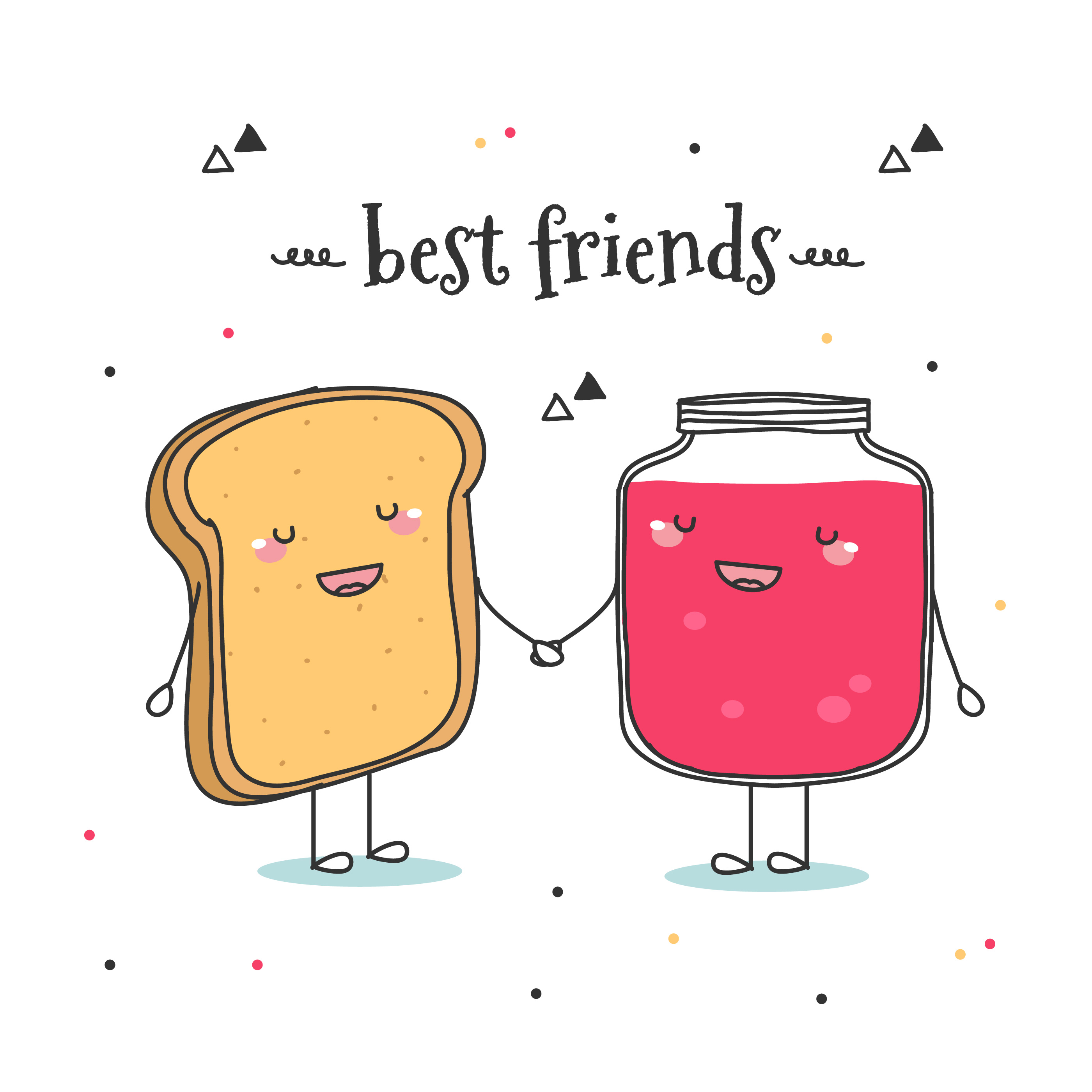 Download Best Friends Vector 256773 - Download Free Vectors, Clipart Graphics & Vector Art