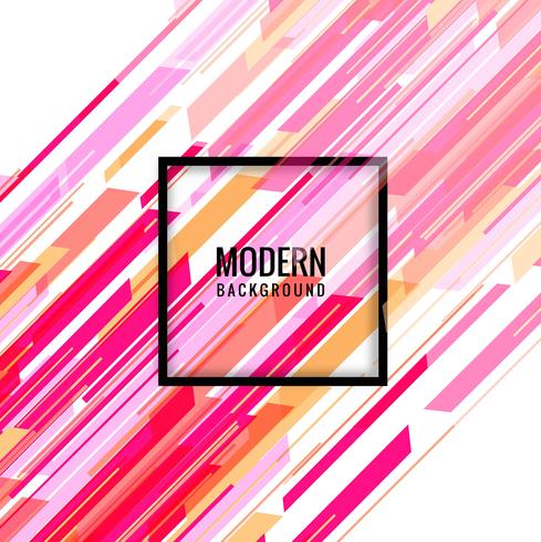 Modern geometric lines background vector