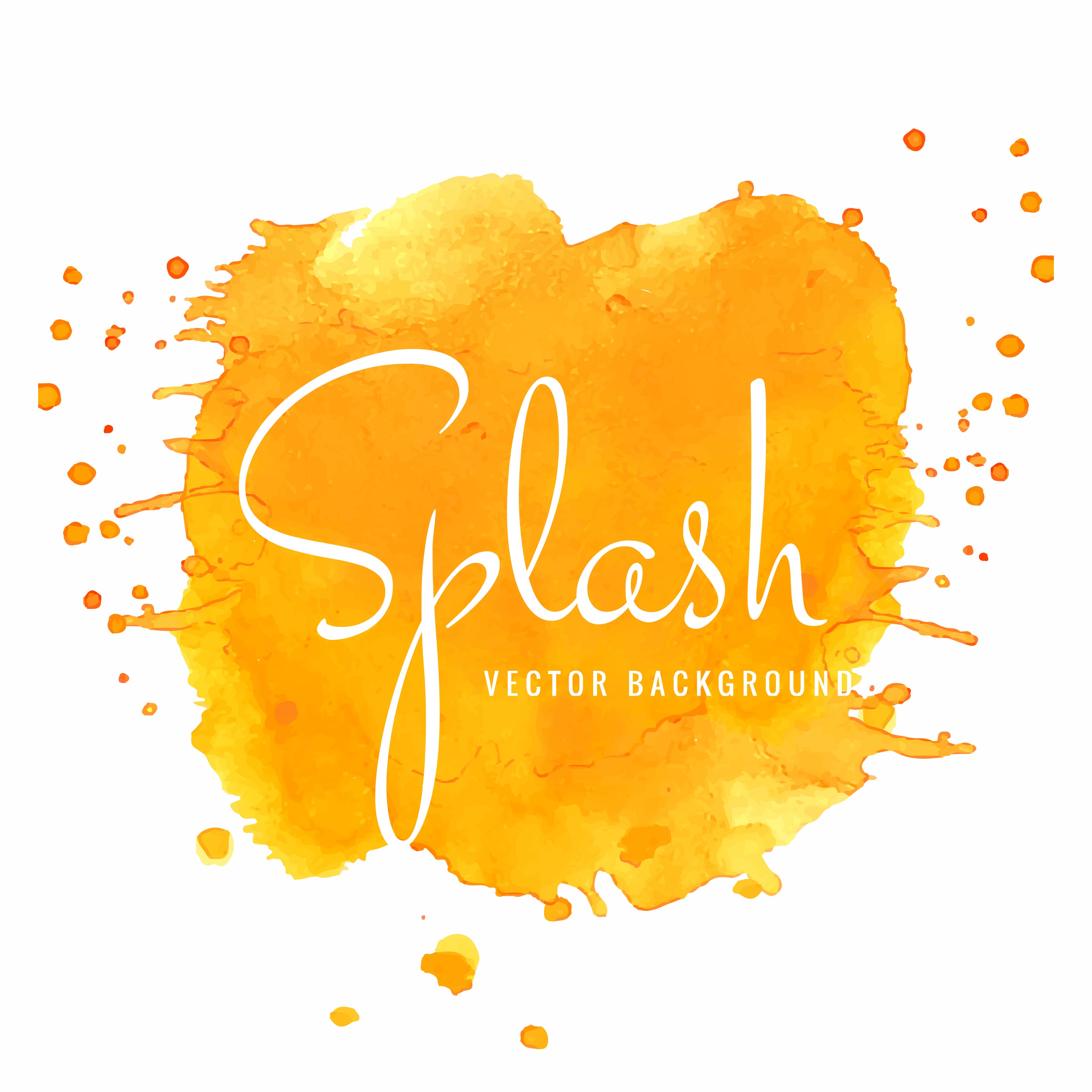 Abstract yellow watercolor splash background 256846 Vector Art at Vecteezy